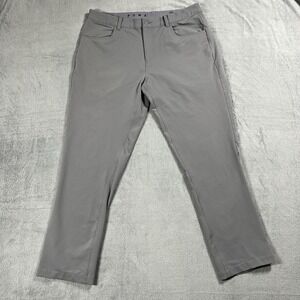 Puma Golf Pants Mens 34x30 Gray Straight Performance Chinos Stretch Casual